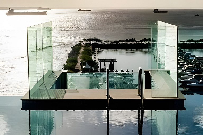 Duplex Alto Luxo no Cloc Marina vista Mar incrível