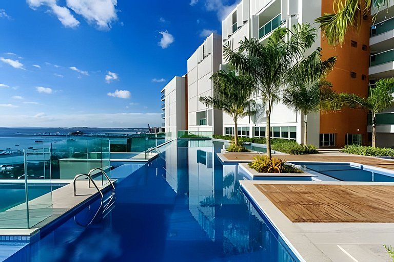 Duplex Alto Luxo no Cloc Marina vista Mar incrível