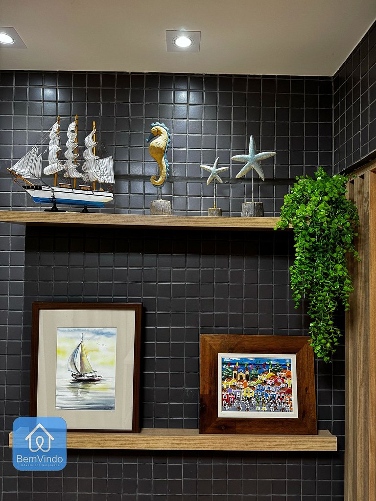 Apartamento Moderno e Confortével no Barra Conceito