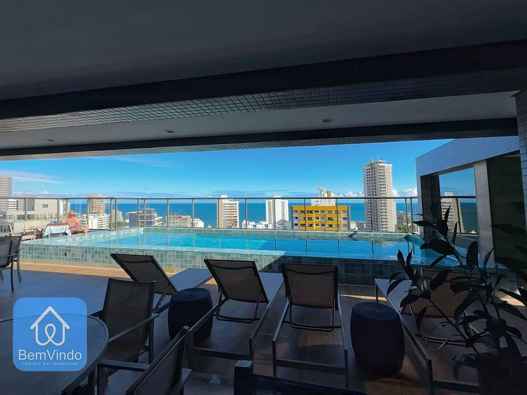 Apartamento Moderno e Confortével no Barra Conceito