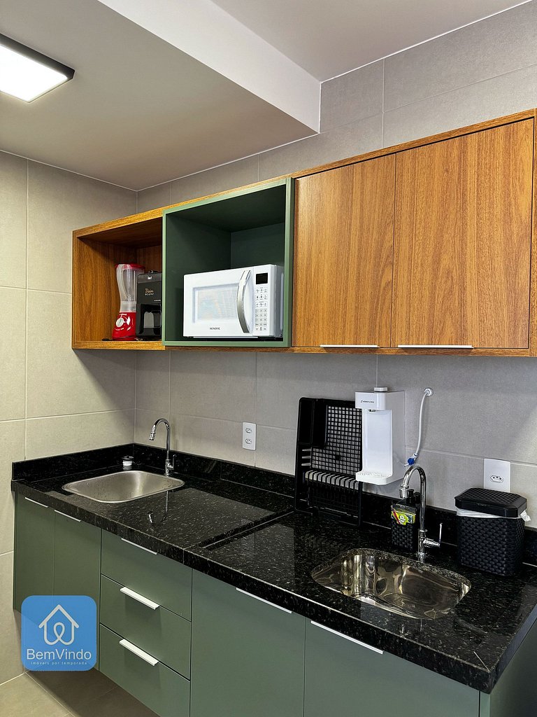 Quarto e Sala Aconchegante no Barra Conceito