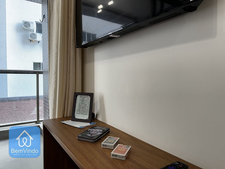 Quarto e Sala Aconchegante no Barra Conceito