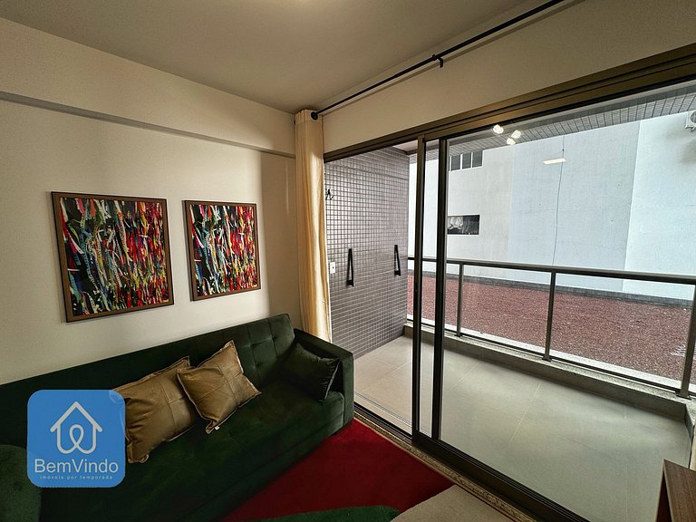 Quarto e Sala Aconchegante no Barra Conceito