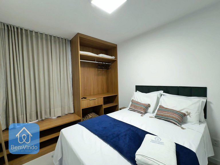 Quarto e Sala Aconchegante no Barra Conceito