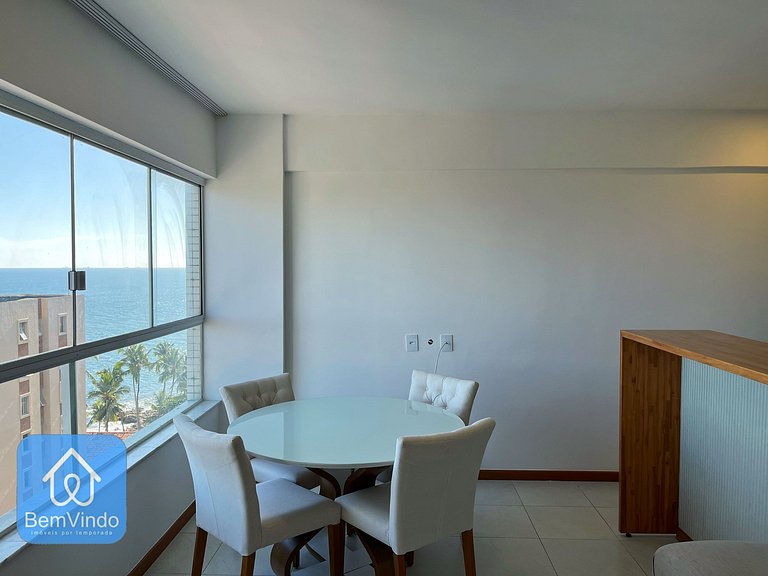 Apartamento Completo Vista Mar no Ondina Residence