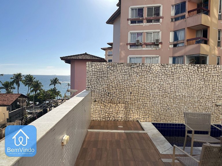 Apartamento Completo Vista Mar no Ondina Residence