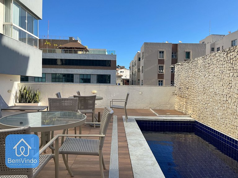 Apartamento Completo Vista Mar no Ondina Residence