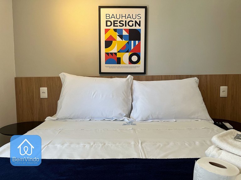 Quarto e Sala Aconchegante na Barra