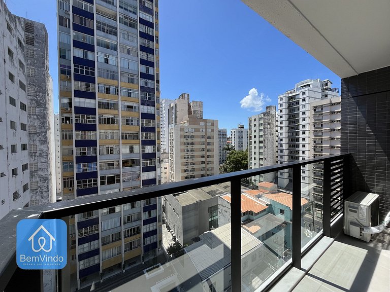Quarto e Sala Aconchegante na Barra