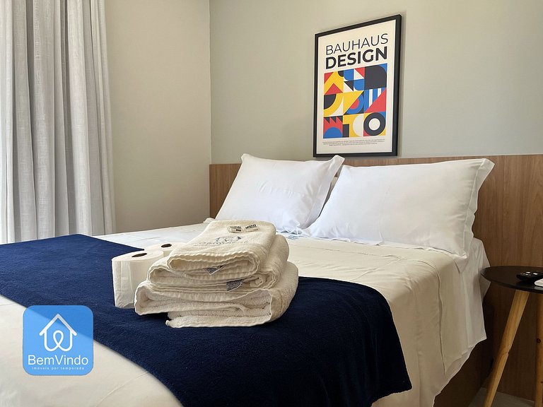 Quarto e Sala Aconchegante na Barra