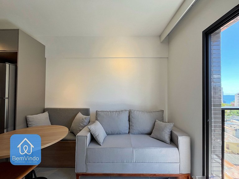 Quarto e Sala Aconchegante na Barra