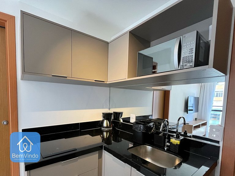Quarto e Sala Aconchegante na Barra