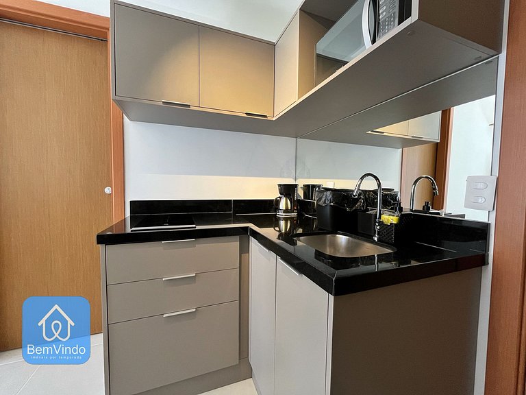 Quarto e Sala Aconchegante na Barra