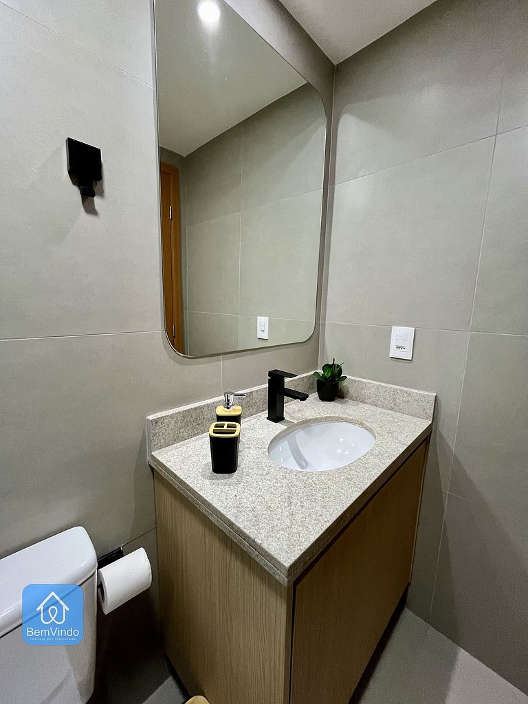 Studio Confortável e Moderno Na Barra