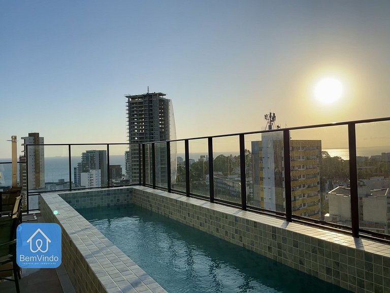 Studio Confortável e Moderno Na Barra