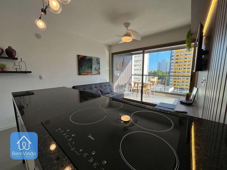 Apartamento de luxo 2 quartos no Barra Conceito