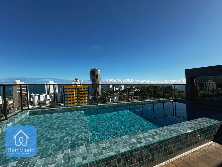 Apartamento de luxo 2 quartos no Barra Conceito