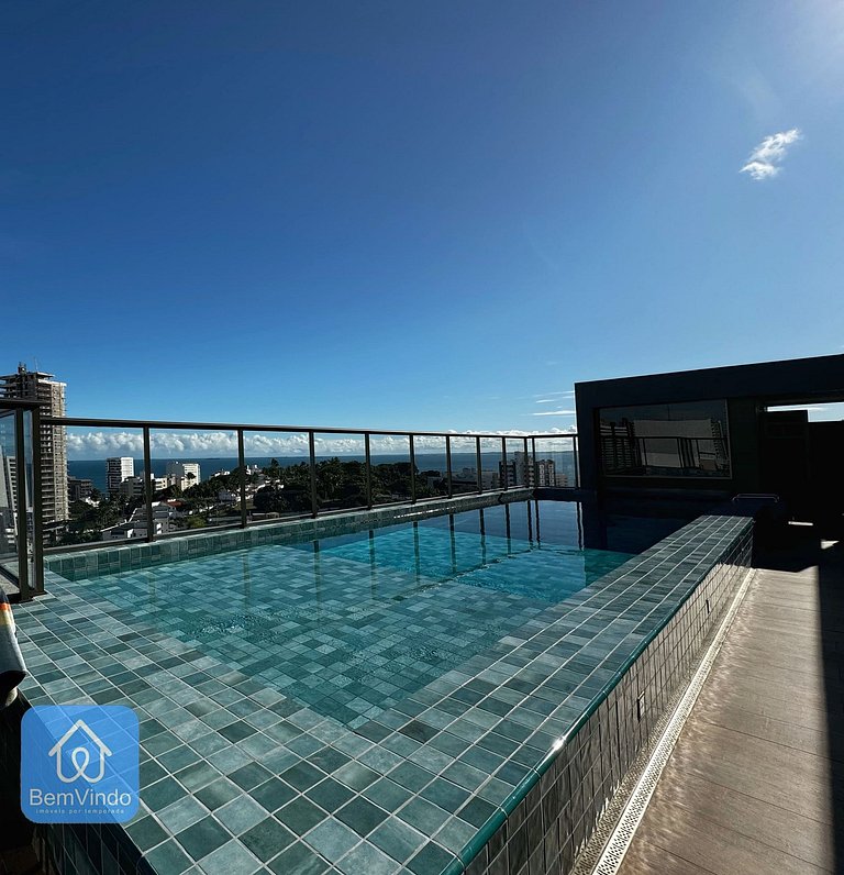 Apartamento de luxo 2 quartos no Barra Conceito