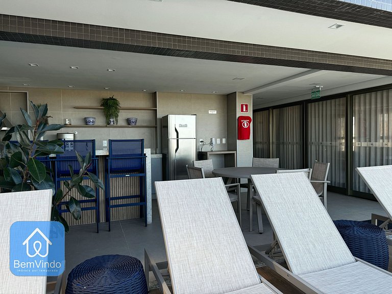 Apartamento de luxo 2 quartos no Barra Conceito