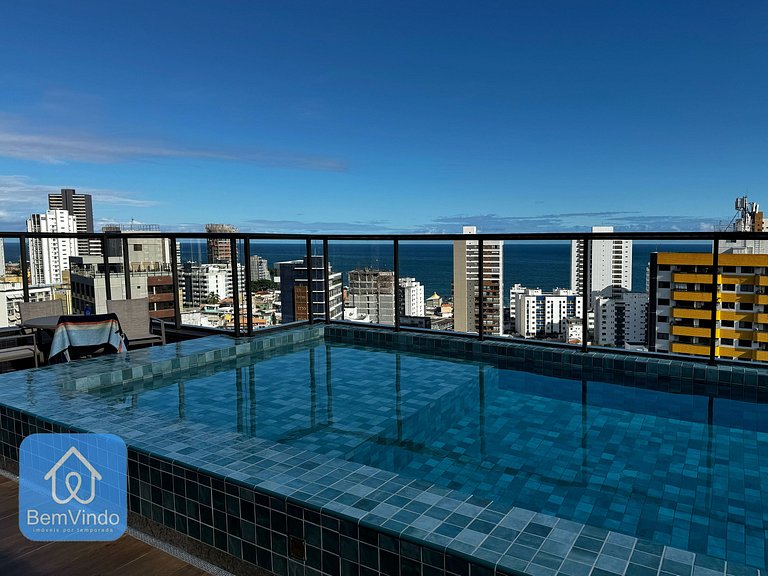 Apartamento de luxo 2 quartos no Barra Conceito