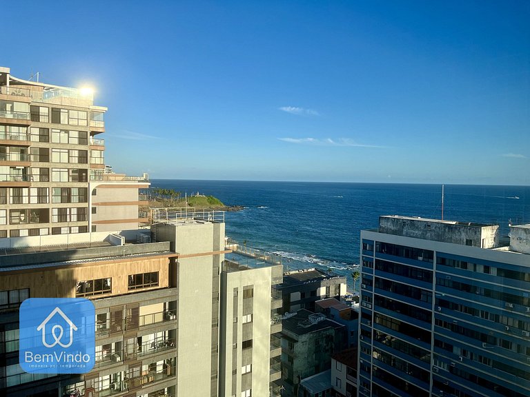 Lindo Apartamento Vista Mar Na Barra