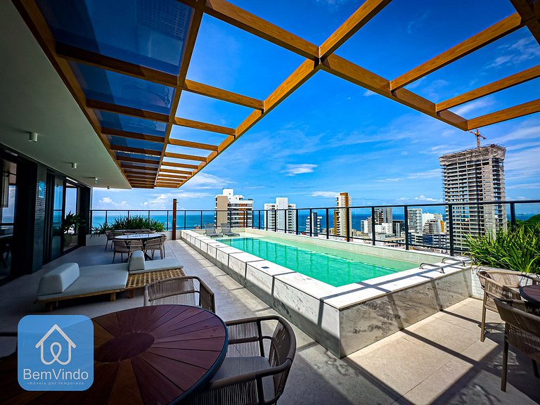Apartamento Completo e Confortável No Blue Barra