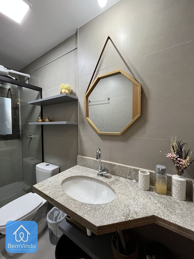 Apartamento Aconchegante No Único Barra