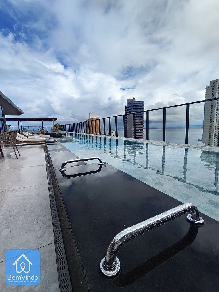 Apartamento Perfeito e Moderno Com Vista Mar