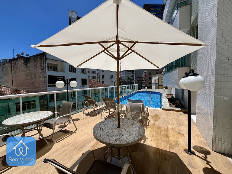 Apartamento Com Linda Vista Mar Na Graça