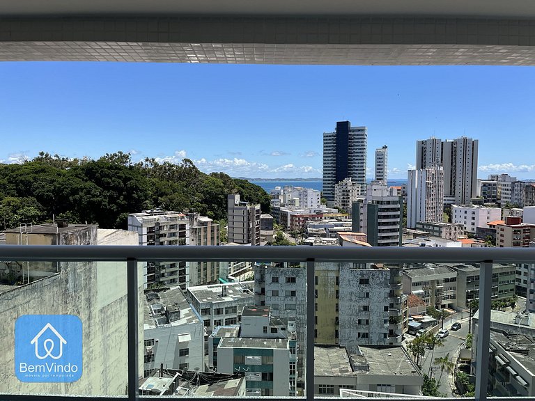 Apartamento Com Linda Vista Mar Na Graça