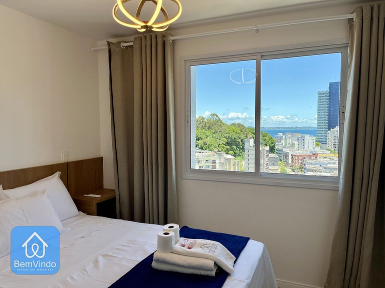 Apartamento Com Linda Vista Mar Na Graça