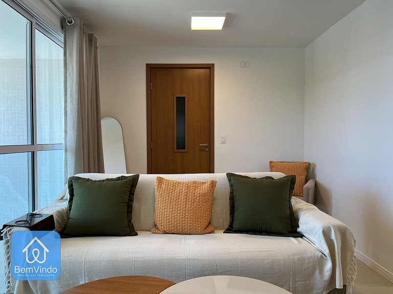Apartamento Com Linda Vista Mar Na Graça