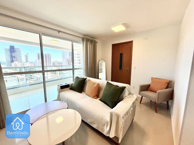Apartamento Com Linda Vista Mar Na Graça
