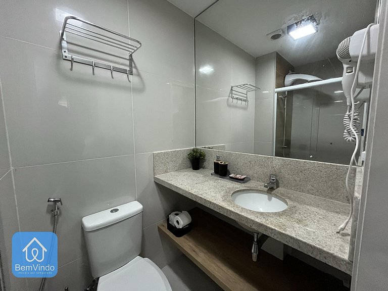 Studio aconchegante no House Barra