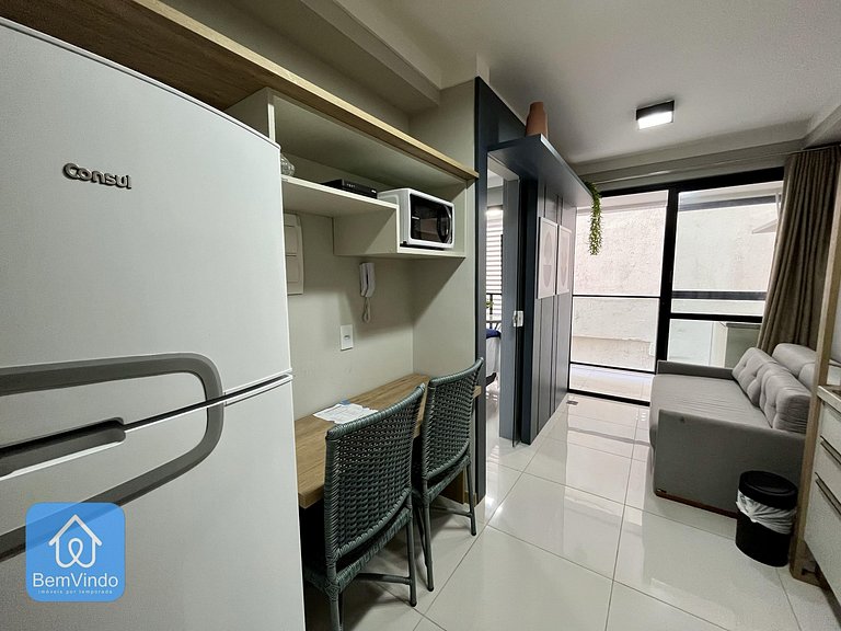 Studio aconchegante no House Barra