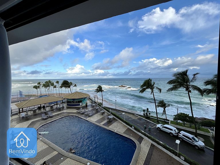 Apartamento Equipado e Confortável Vista Mar