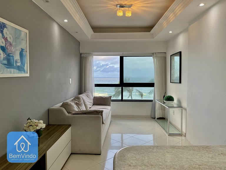 Apartamento Equipado e Confortável Vista Mar