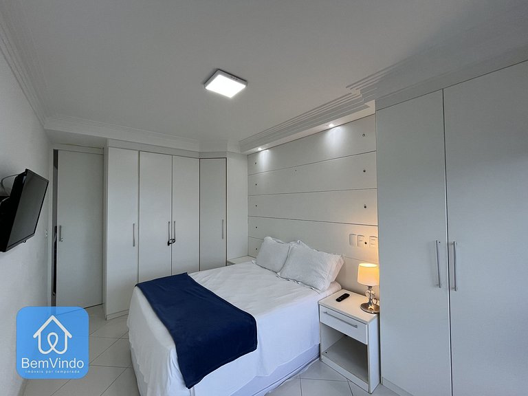 Apartamento Equipado e Confortável Vista Mar