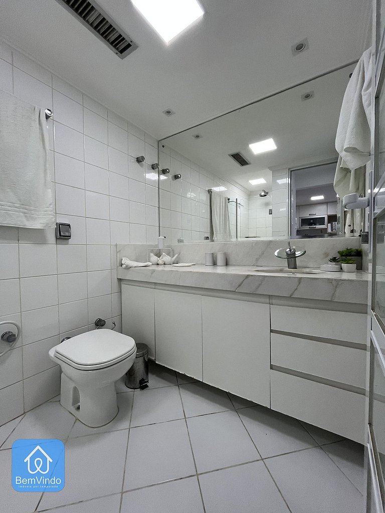 Apartamento Equipado e Confortável Vista Mar