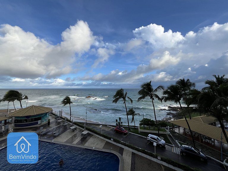 Apartamento Equipado e Confortável Vista Mar