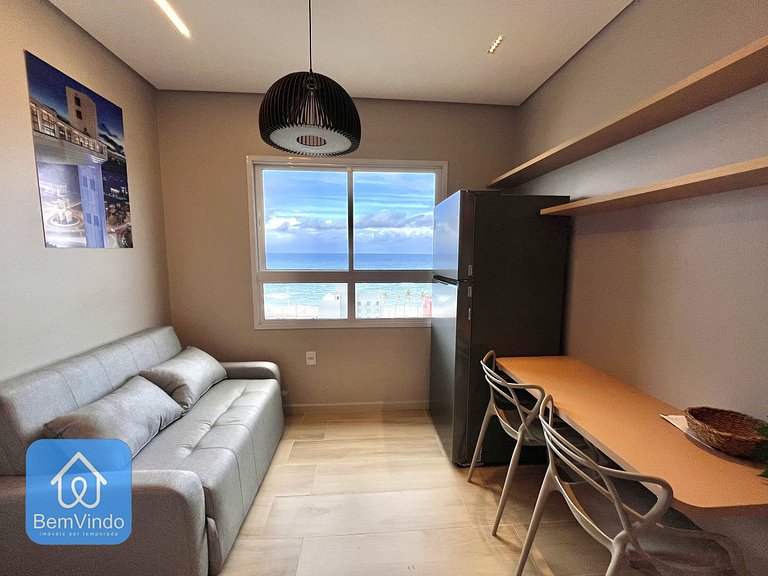 Refúgio Perfeito: Apartamento Equipado Vista Mar