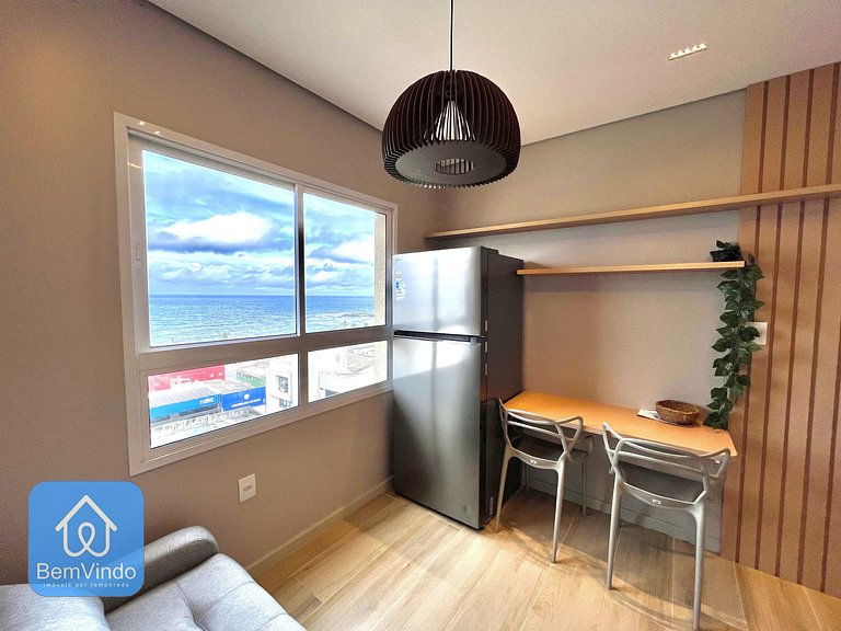 Refúgio Perfeito: Apartamento Equipado Vista Mar