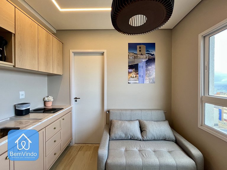 Refúgio Perfeito: Apartamento Equipado Vista Mar
