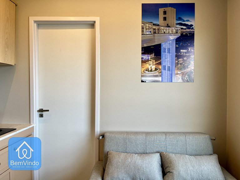 Refúgio Perfeito: Apartamento Equipado Vista Mar