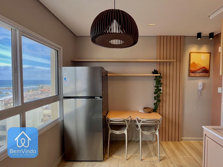 Refúgio Perfeito: Apartamento Equipado Vista Mar