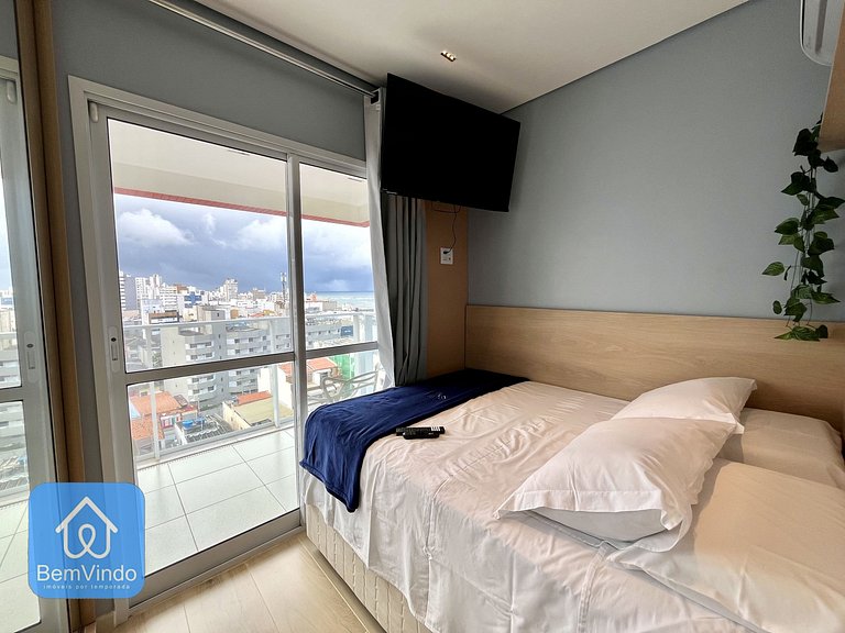 Refúgio Perfeito: Apartamento Equipado Vista Mar