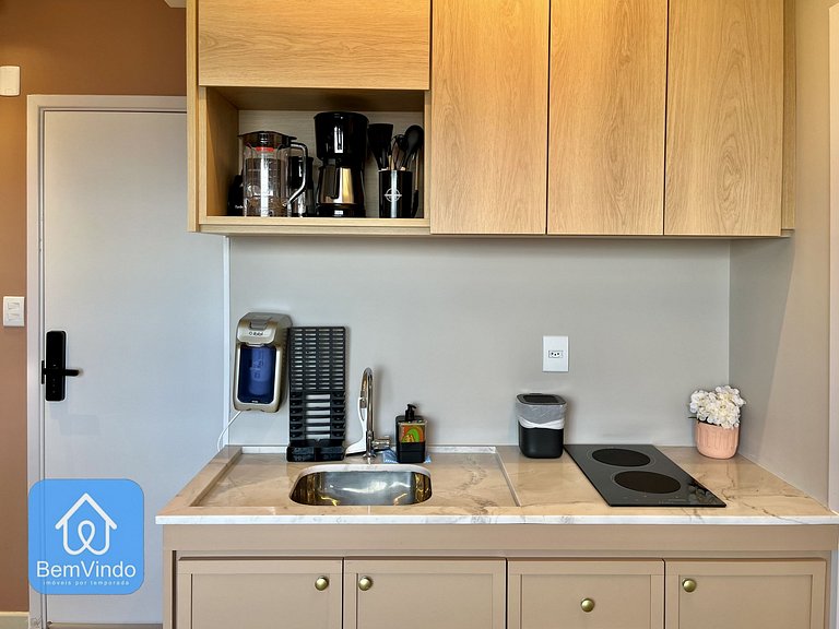 Refúgio Perfeito: Apartamento Equipado Vista Mar