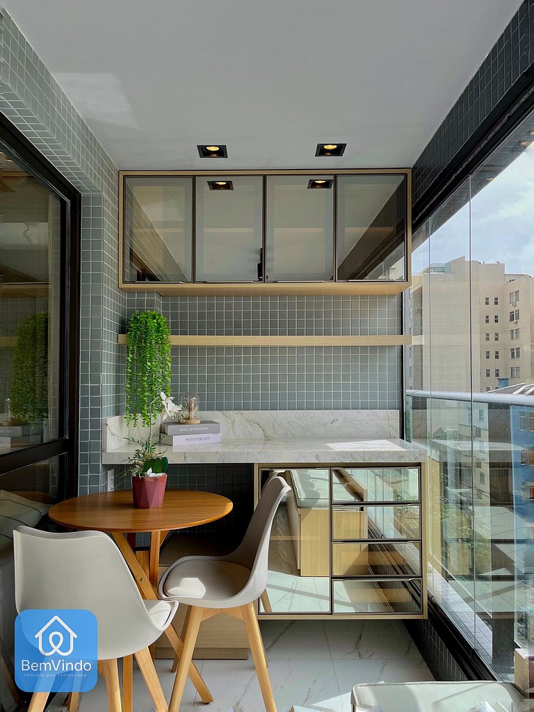 Apartamento Moderno e Equipado Na Barra
