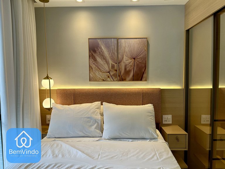 Apartamento Moderno e Equipado Na Barra