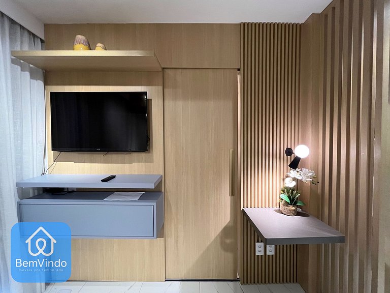 Apartamento Moderno e Equipado Na Barra